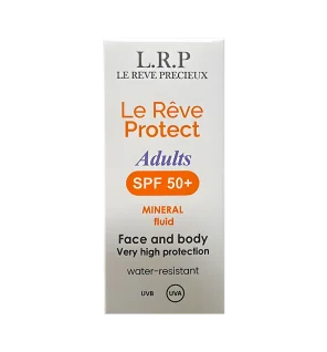 LRP LE REVE PROTECT - ECRAN SOLAIRE MINERAL ADULTE VISAGE ET CORPS SPF50+ pour Beauté