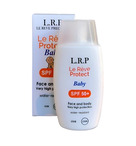 LRP LE REVE PROTECT - ECRAN SOLAIRE MINERAL BEBE VISAGE ET CORPS SPF50+ pour Maman et bébé