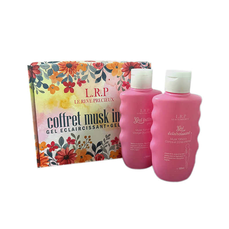 LRP - COFFRET MUSK INTIME : GEL ECLAIRCISSANT 100ML + GEL INTIME 100ML